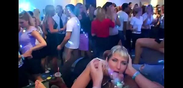  Wild orgy partying with loads of wet cock engulfing satisfying